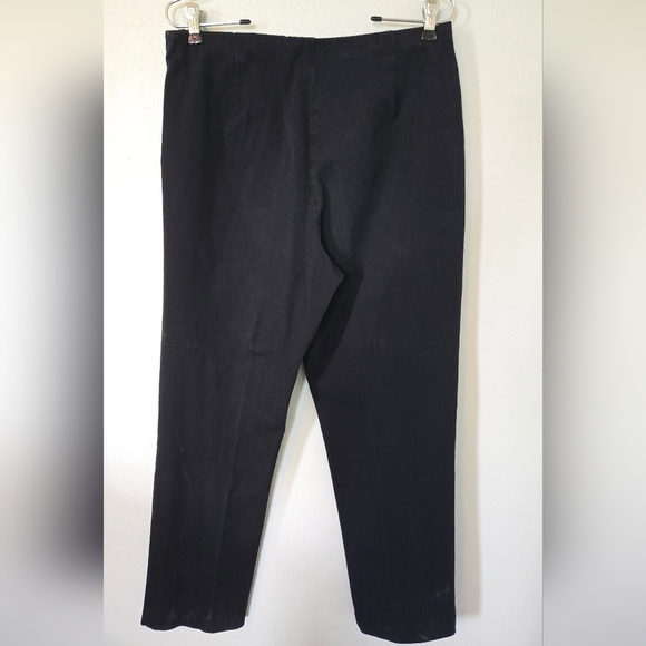 Eddie Bauer Bremerton Fit Straight Leg Black Pants Size 12 - Picture 2 of 8